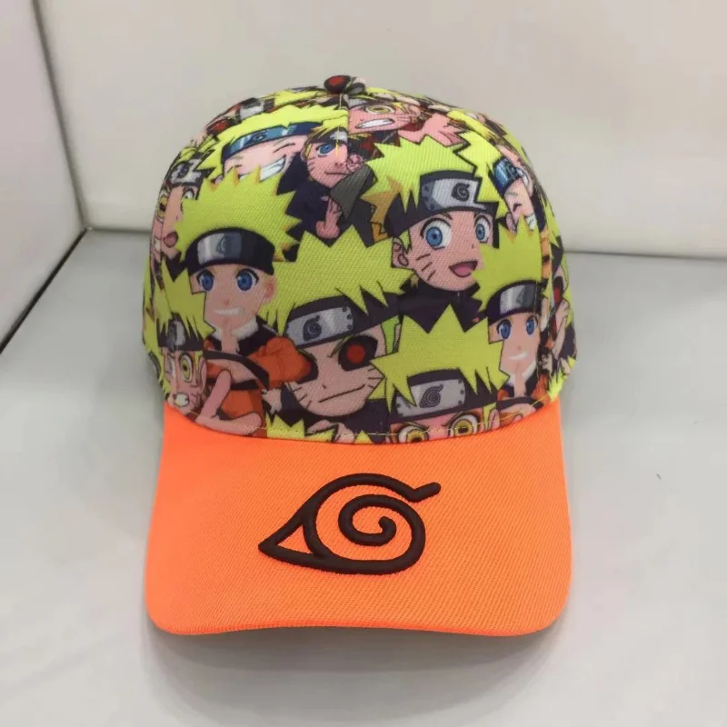 Naruto Anime Mascot Naruto Uchiha Family Red Cloud Cartoon Emblem Hat Embroidered Cotton Baseball Cap Fashion Hat Gift thumbnail 5
