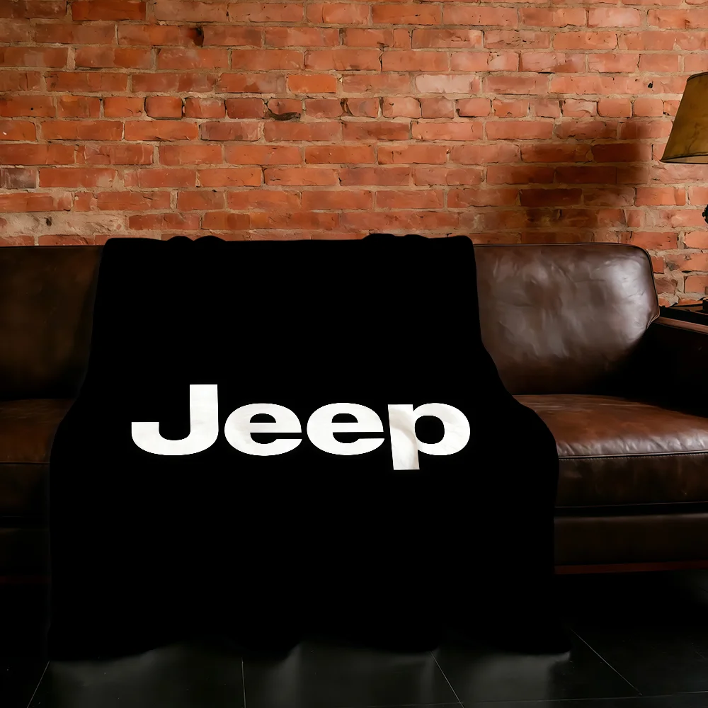 Blanket Super J-Jeep-ES Cool Warm Comfortable Logo Plush Throw Blanket Child Home Sofa Bedroom Car Gift