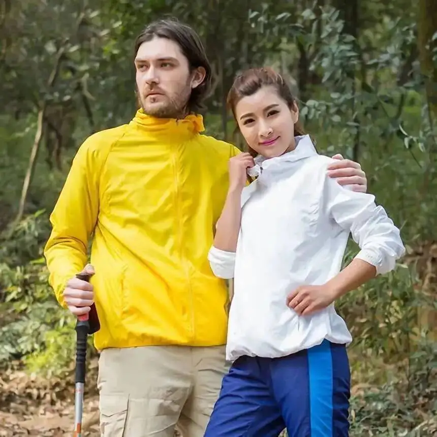 Men Women Waterproof Jacket Windbreaker Women Sun Protect Clothing Fishing Rain Wind Breaker Coat Camping Waterproof Jacket thumbnail 4