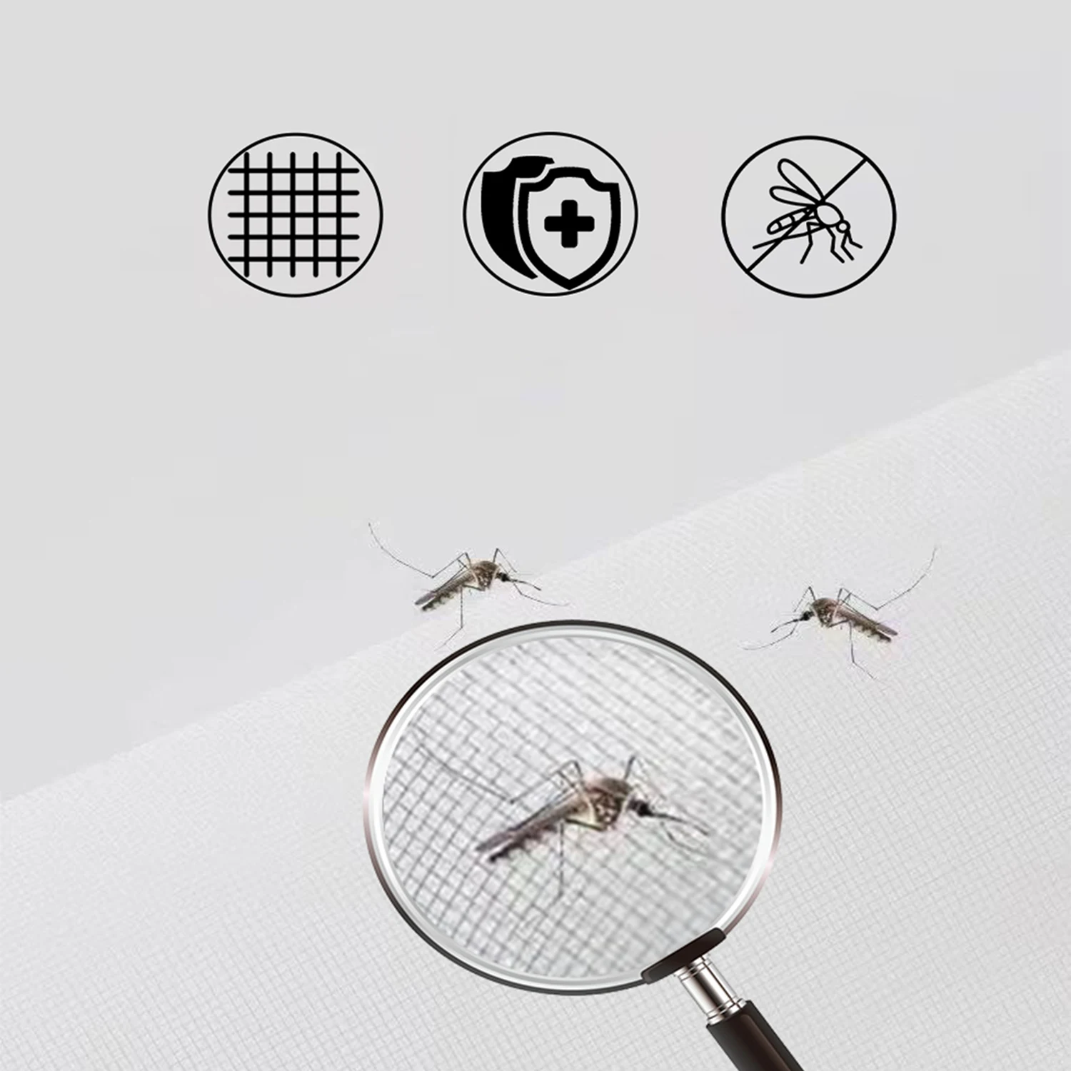 Summer mosquito nets, curtains and window treatments, mosquiteras para ventana，moustiquaire (white) thumbnail 5