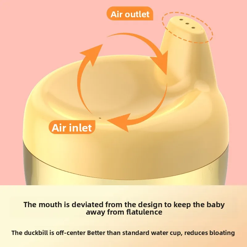 Novelty Wine Glass Shaped Sippy Cup with Lid 150ml Baby Learning Drinking Bottle Kids Toldder Nursing Bottle Infant Feeding Cups thumbnail 3