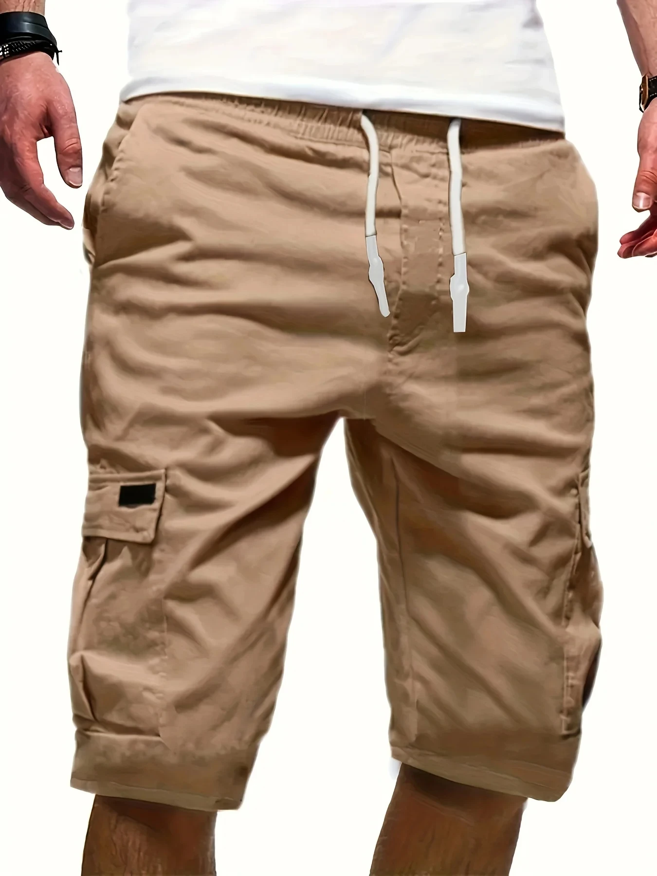 5XL Plus Size Cargo Shorts Men's Fashion Summer Big Size Casual Big Size Pants Students Trend Port Wind Gym Pants Outwear Men thumbnail 6