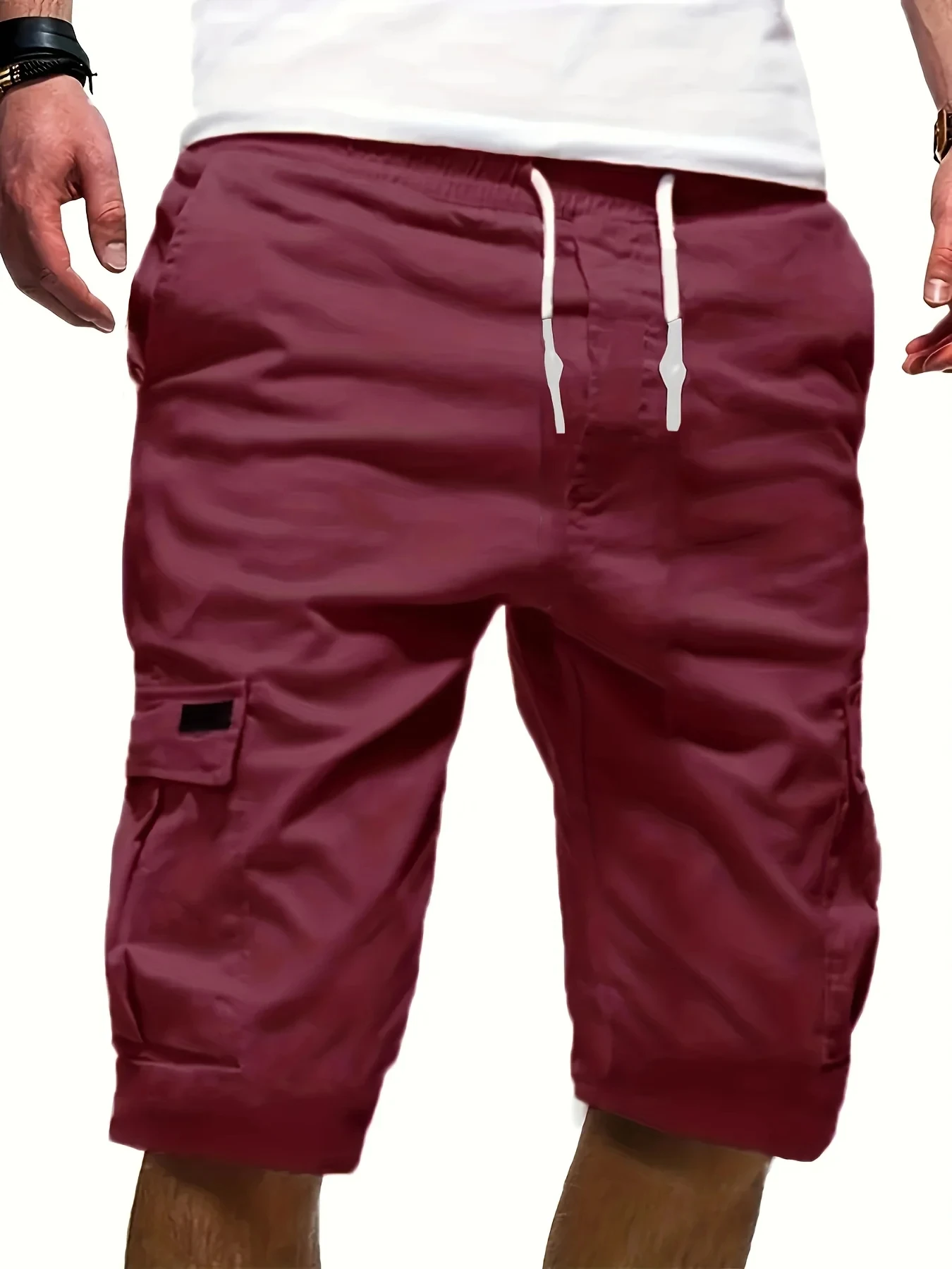 5XL Plus Size Cargo Shorts Men's Fashion Summer Big Size Casual Big Size Pants Students Trend Port Wind Gym Pants Outwear Men thumbnail 5