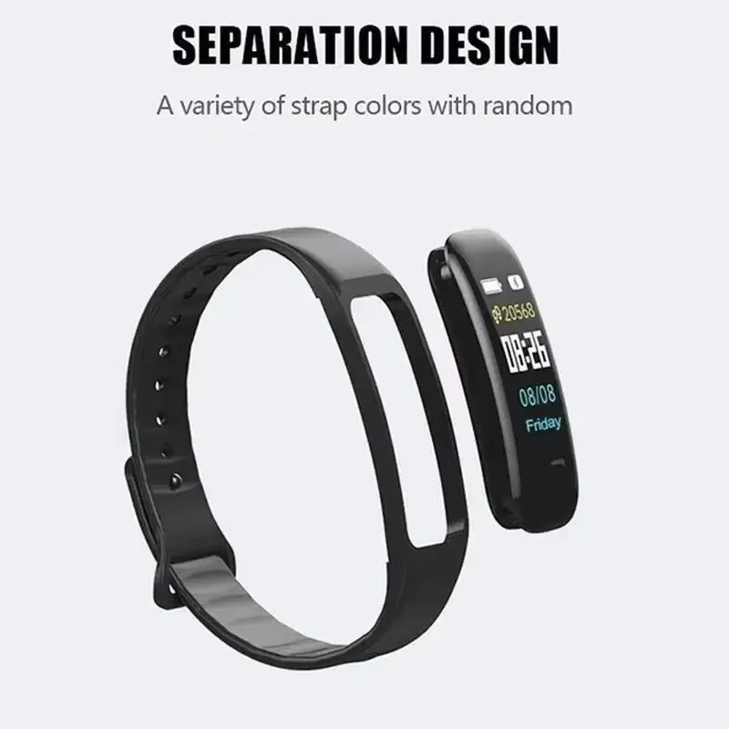 Lenovo Smart Sport Watch Step Waterproof Fitness Bracelet  C1 Pro Bluetooth 5.3 Fitness Tracker Heart Rate Blood Pressure Sleep thumbnail 4