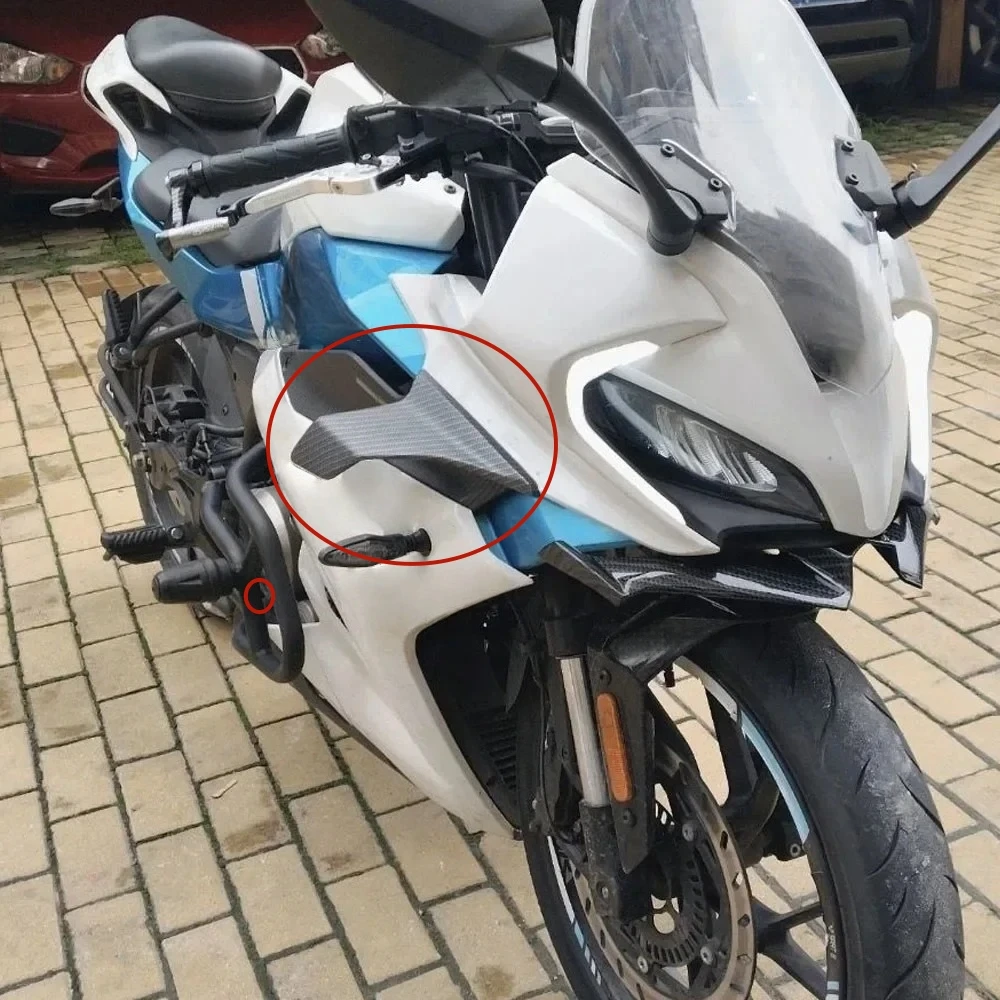 For CFMOTO CF250SR - Side Spoiler Wings and Fixed Winglet Fairing Deflector, Motorcycle Parts for Styling and Aerodynamics thumbnail 2