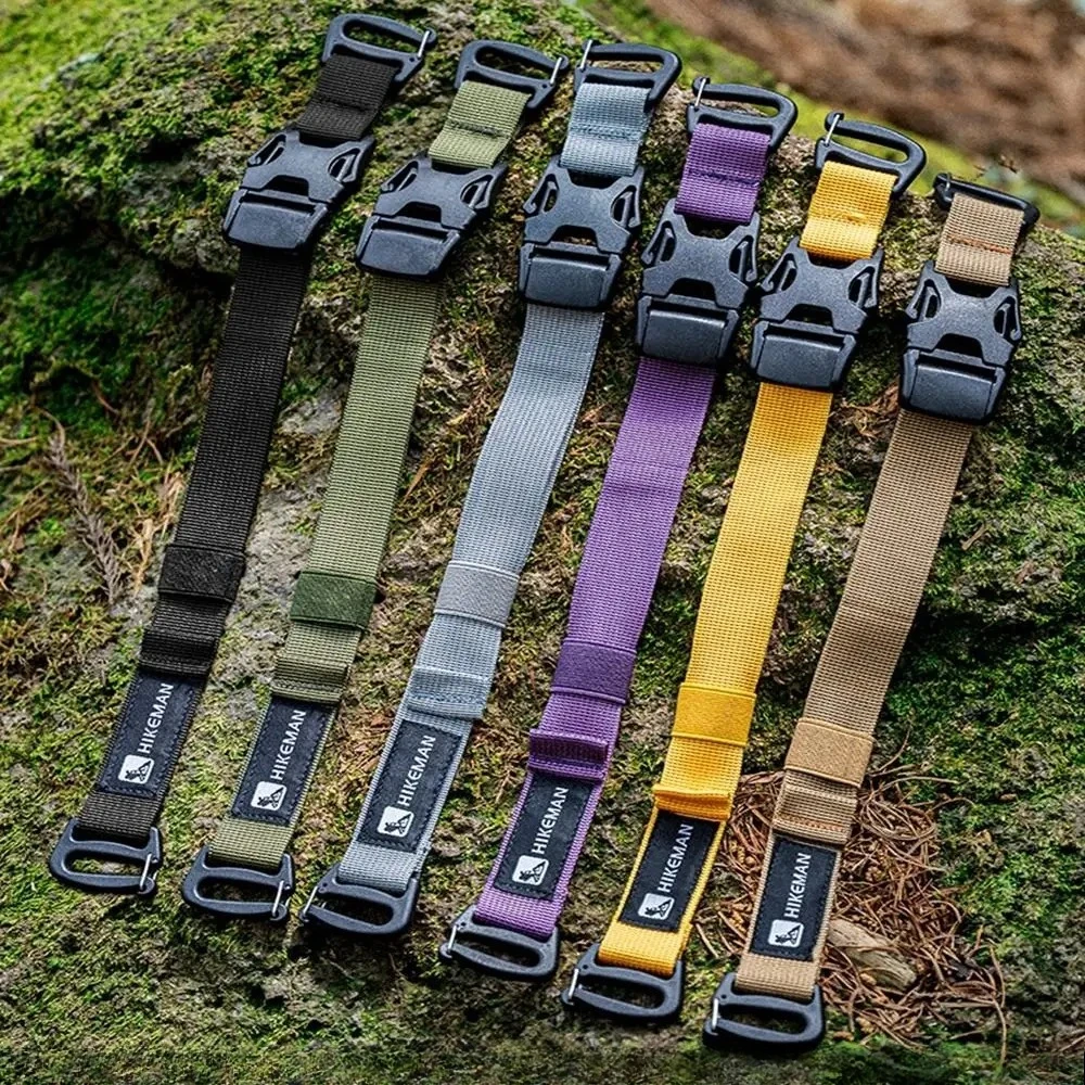 1Pcs Adjustable 18.5-49.5cm Luggage Straps Outdoor Hiking Travel Backpacking Straps Wear-resistant Buckle Fixed Packing Straps thumbnail 2