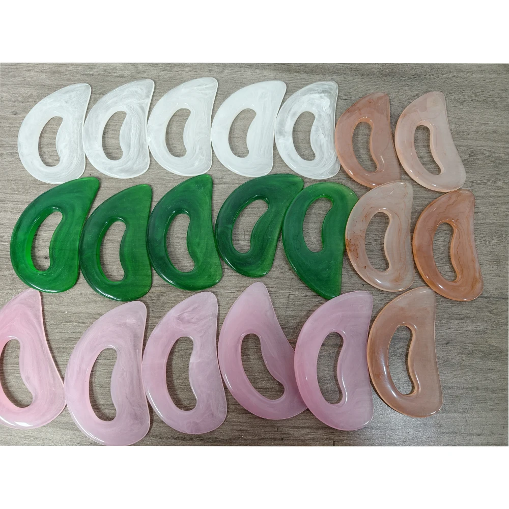 1PC ABS Resin GuaSha Board Facial Body Massage Tool for Face Body Skin Care Anti-Aging Relaxation Beauty Skincare Scraping Tools thumbnail 5