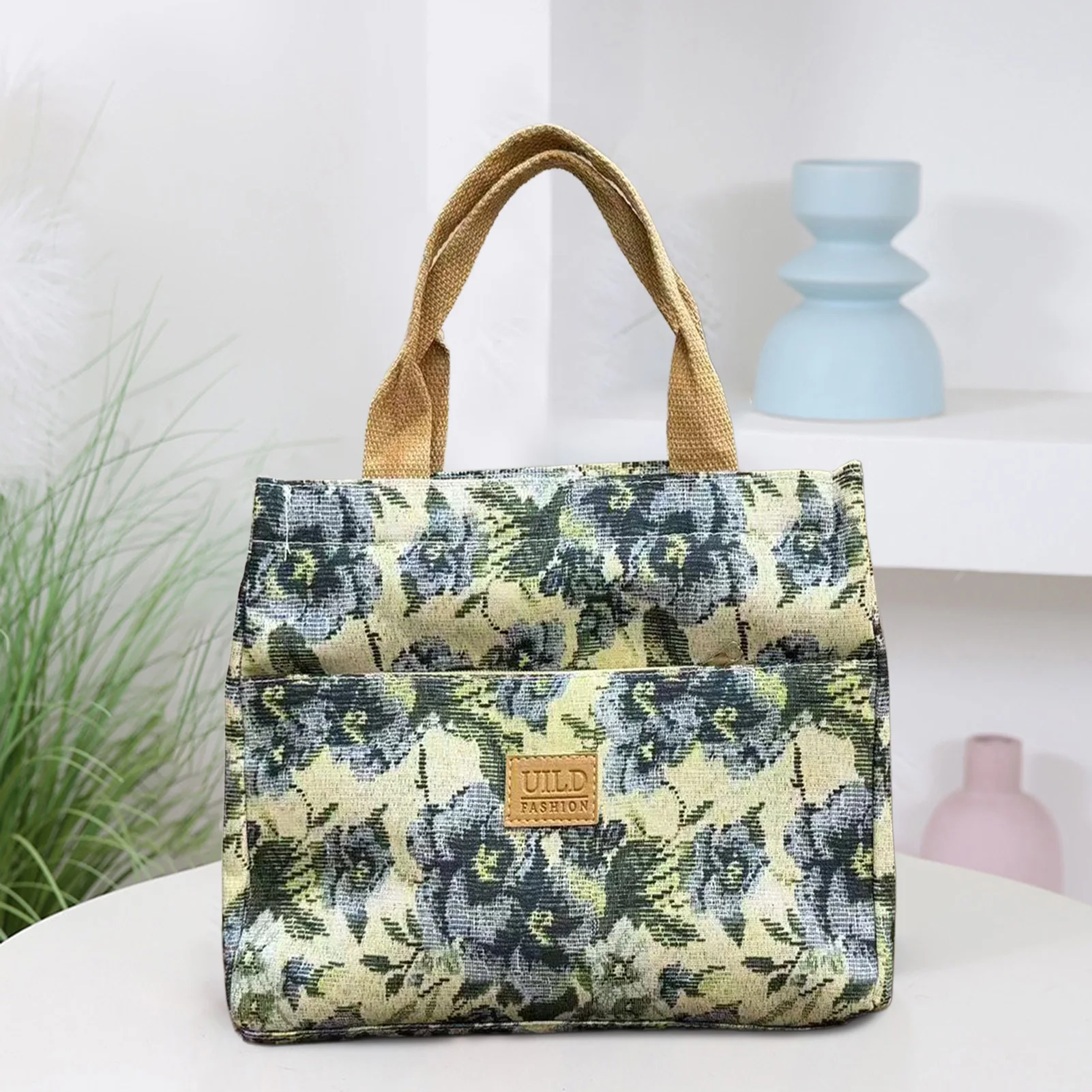 Casual Canvas Carrying Tote Bag Convenient to Carry Practical Commuter Bags Thoughtful Gift for Office Workers thumbnail 5