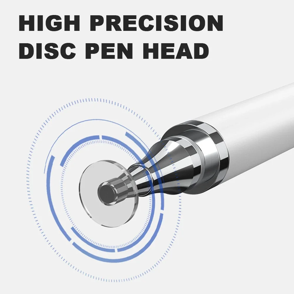 Universal 2 In 1 Stylus Pen For iOS Android Touch Pen Drawing Capacitive Pencil For iPad Samsung Xiaomi Tablet Smart phone thumbnail 4