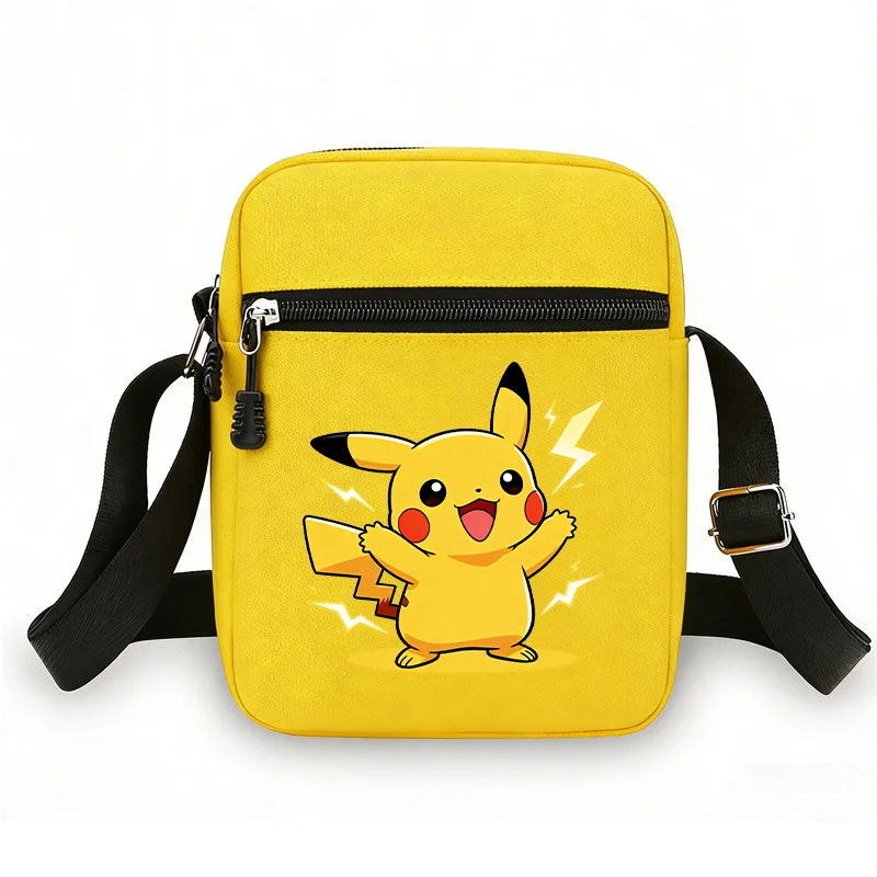 Pokemons Crossbody Bag Oxford Cloth Casual Sport Hiking Bags Pikachu Gengar Cartoon Anime Mobile Phone Pouch Men Coin Purse Gift thumbnail 6