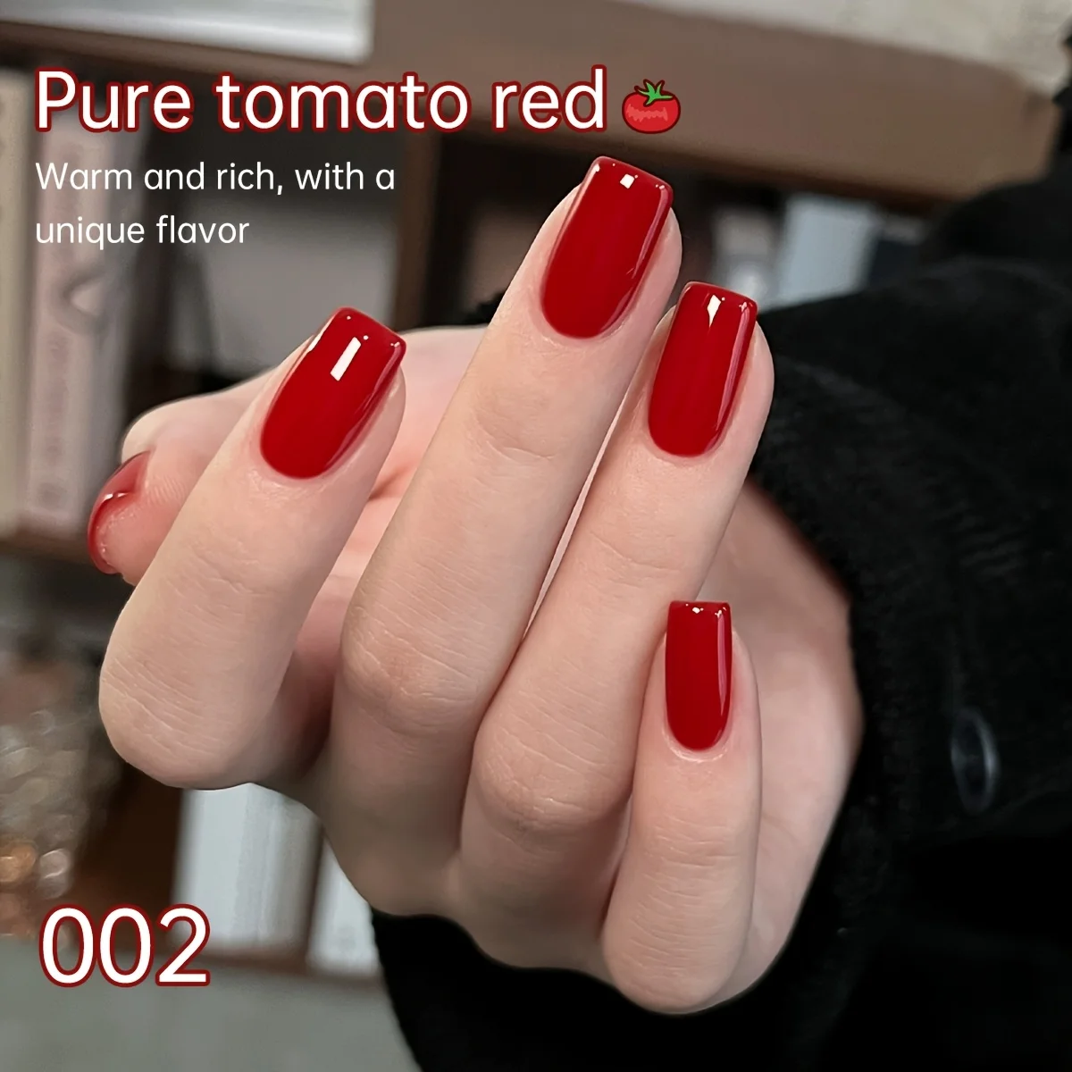 9-color solid nail polish red pat gel painting gradient Tomato Red, Cherry Red gel，nail art creation salon DIY thumbnail 5
