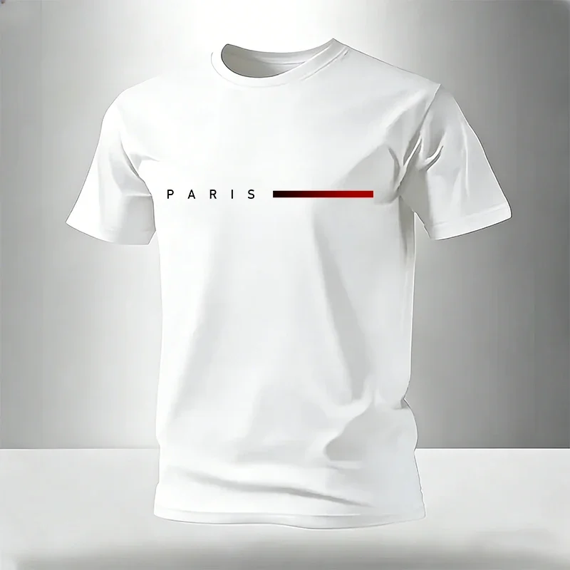 2026 New Arrival Men's Tracksuit T-shirt and Sweatpants Spring Summer Daily Casual Sports Short Sleeve Outfit Male Fashion Set thumbnail 4