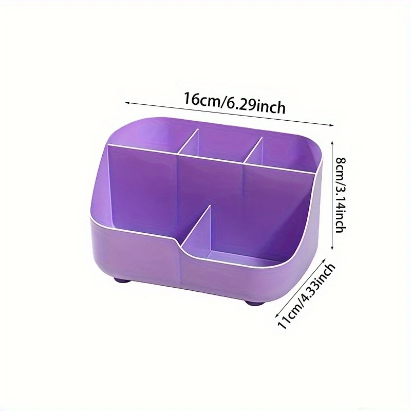 A Five-Compartment Desk Organizer And Drawer Storage Box, Multifunctional Office Pen Holder, Large-Capacity Desktop Storage Box thumbnail 5