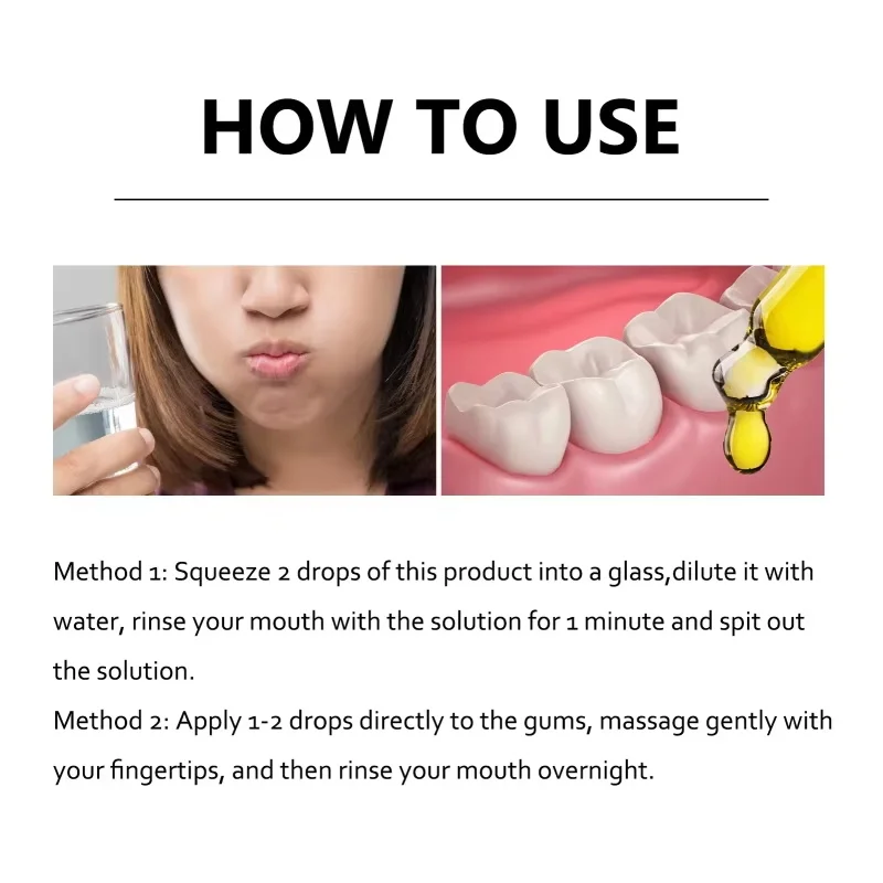 Rapid Repair Gums Serum Effectively Relieve Tooth Allergy Dental Caries Tooth Cleaning Toothpaste Relieve Tooth Damage Drops thumbnail 6