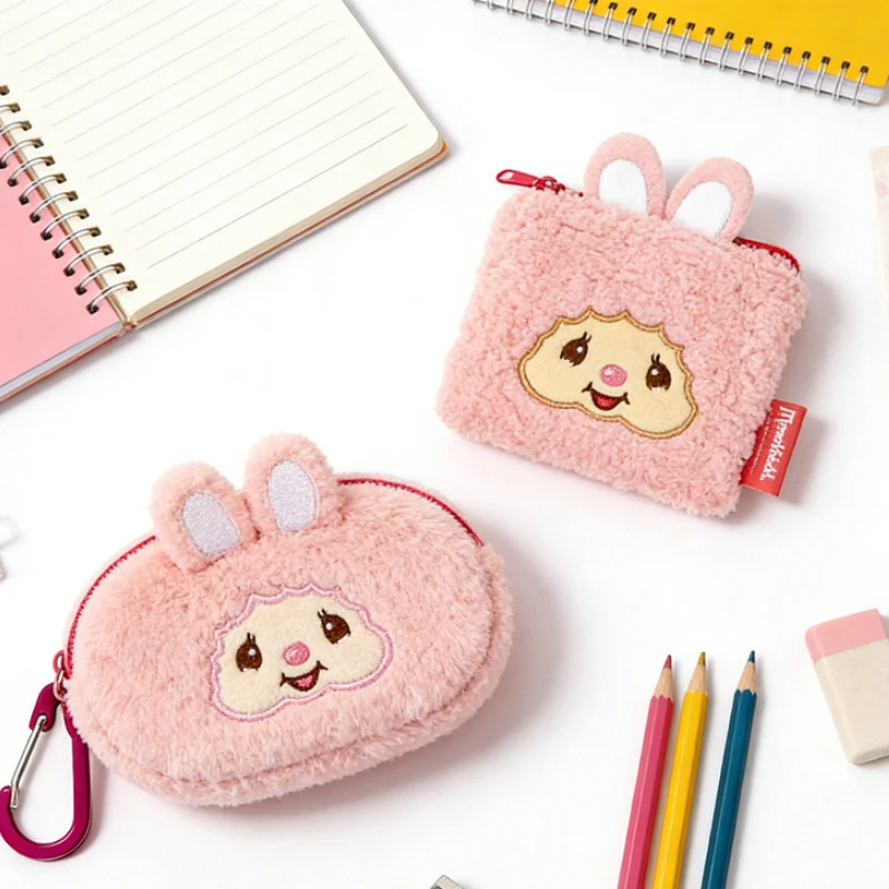 Cute Monchichi Money Bag Monchichi Zipper Coin Purse Cartoon Backpack Hanging Keychain Bags Pendant Storage Bags Gifts 몬치치 thumbnail 5