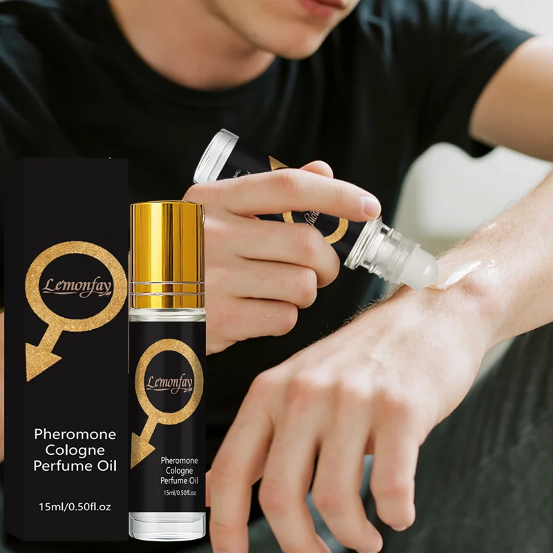 Lemonfay Pheromone Cologne Perfume Oil | Masculine Alluring Scent | Long-Lasting Portable Roll-On Fragrance For Men 15ml thumbnail 3