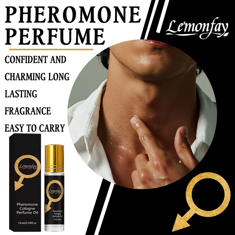Lemonfay Pheromone Cologne Perfume Oil | Masculine Alluring Scent | Long-Lasting Portable Roll-On Fragrance For Men 15ml thumbnail 5
