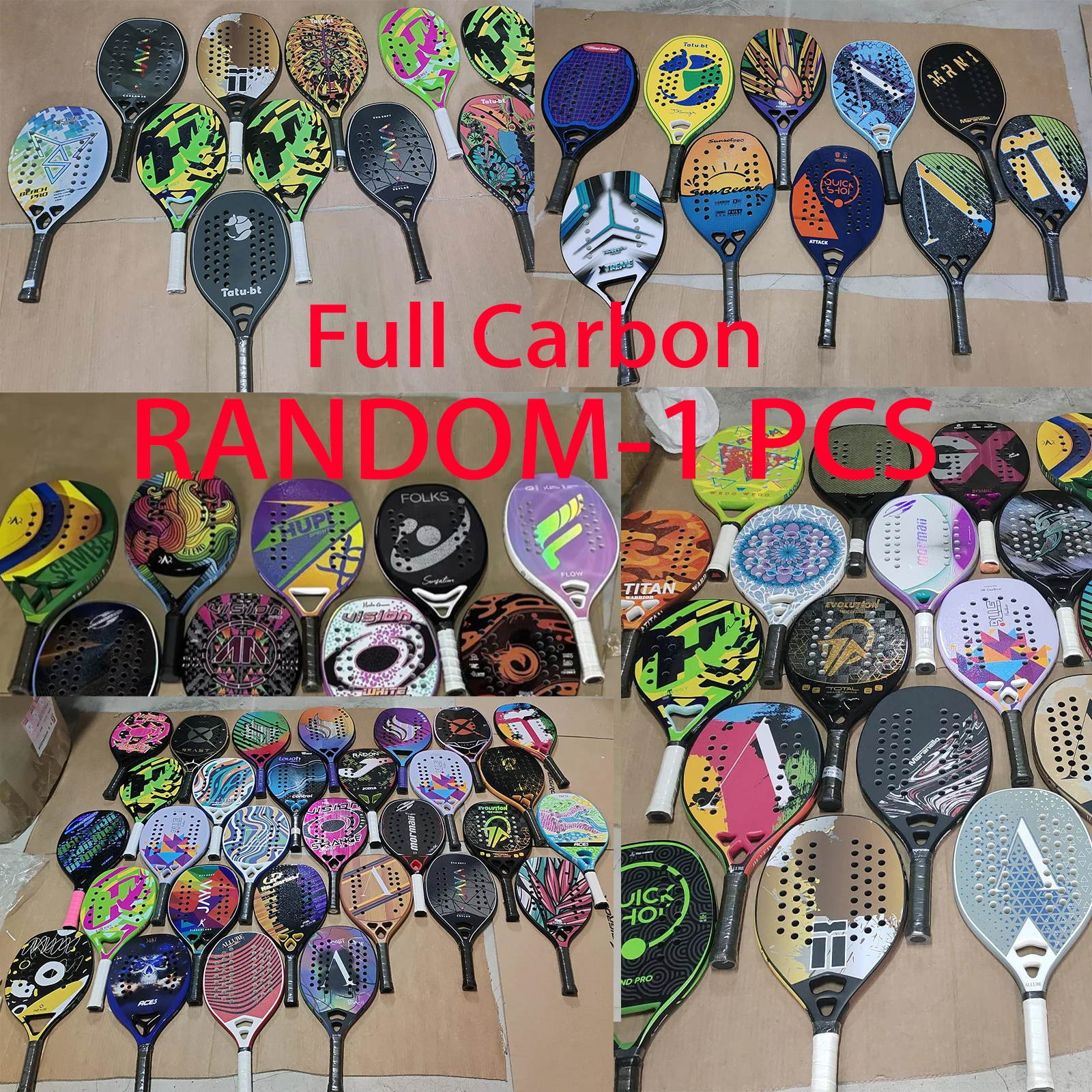 FC/3K/12K/KE Beach Tennis Raquete Carbon Fiber Grit Face with Precision Holes Use for Both Men and Women Outdoor Beach Tennis thumbnail 6