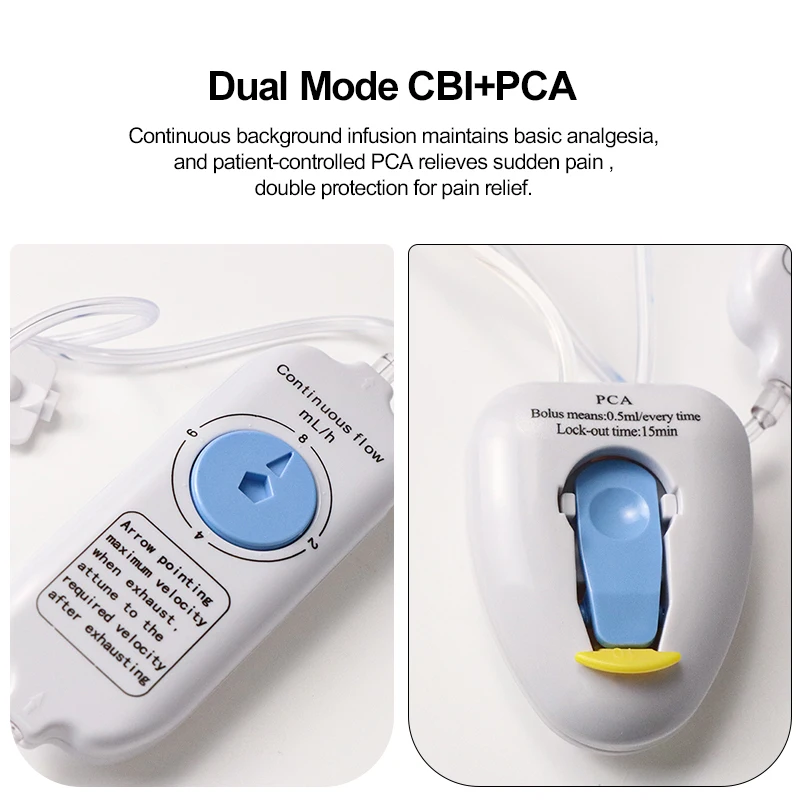 Alivon Disposable Medical Infusion Pump CBI+PCA Dual Mode Multirate Patient-Controlled Analgesia Pump For Postoperative Pain R thumbnail 4