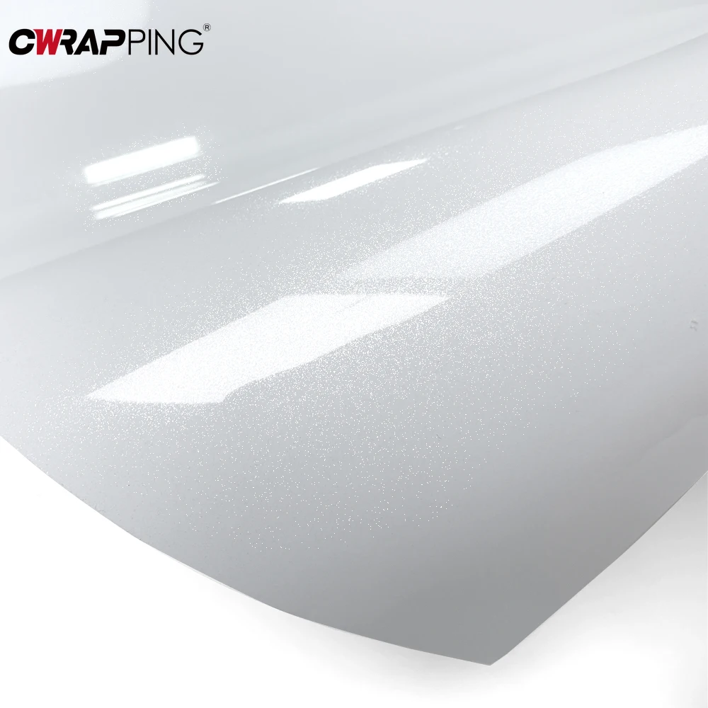 Vinyl Wrap Foil Car Cover Pearl White Self-adhesive Motorcycle Accessories PET Big Sticker Car Wraps Stickers Films Waterproof
