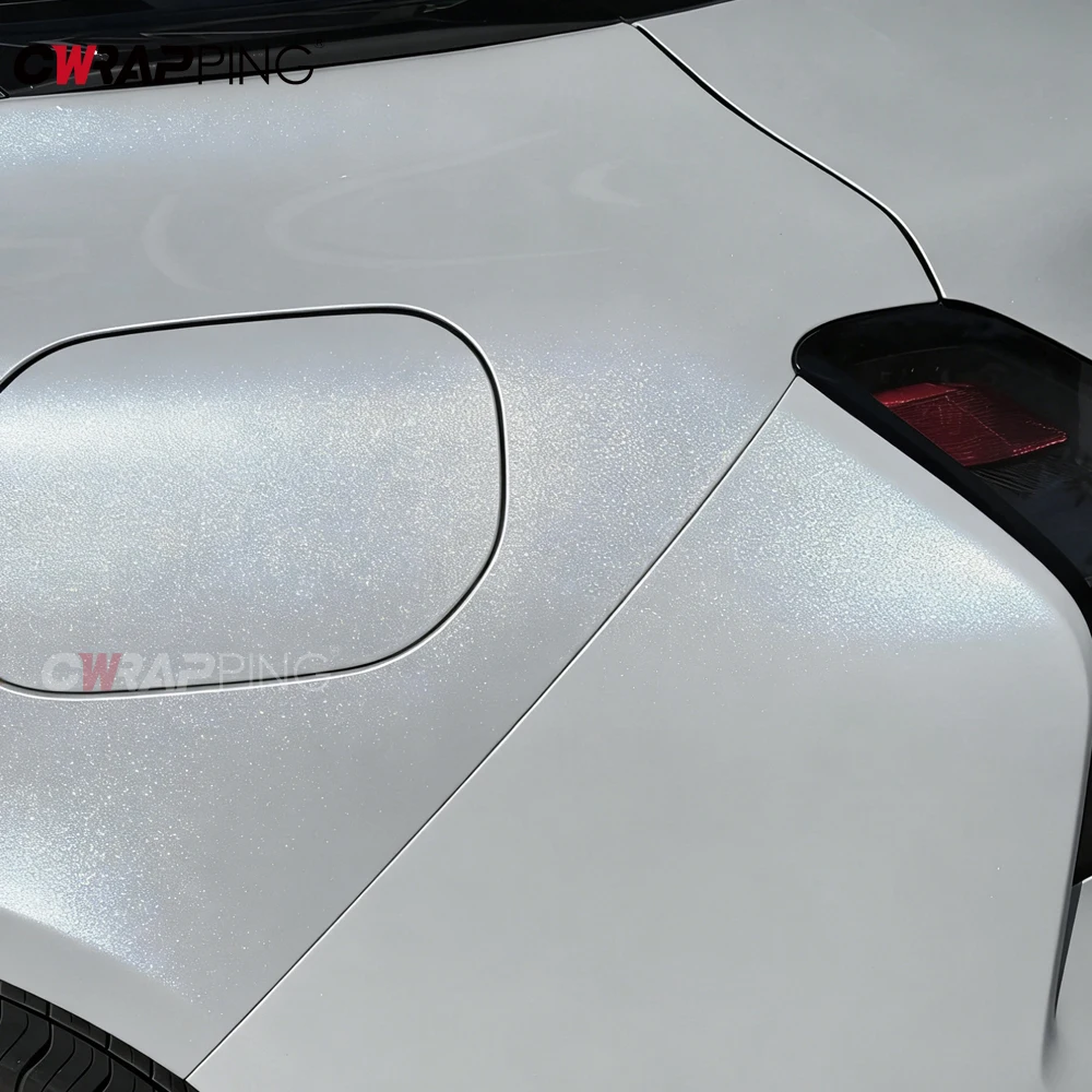 Vinyl Wrap Foil Car Cover Pearl White Self-adhesive Motorcycle Accessories PET Big Sticker Car Wraps Stickers Films Waterproof thumbnail 3