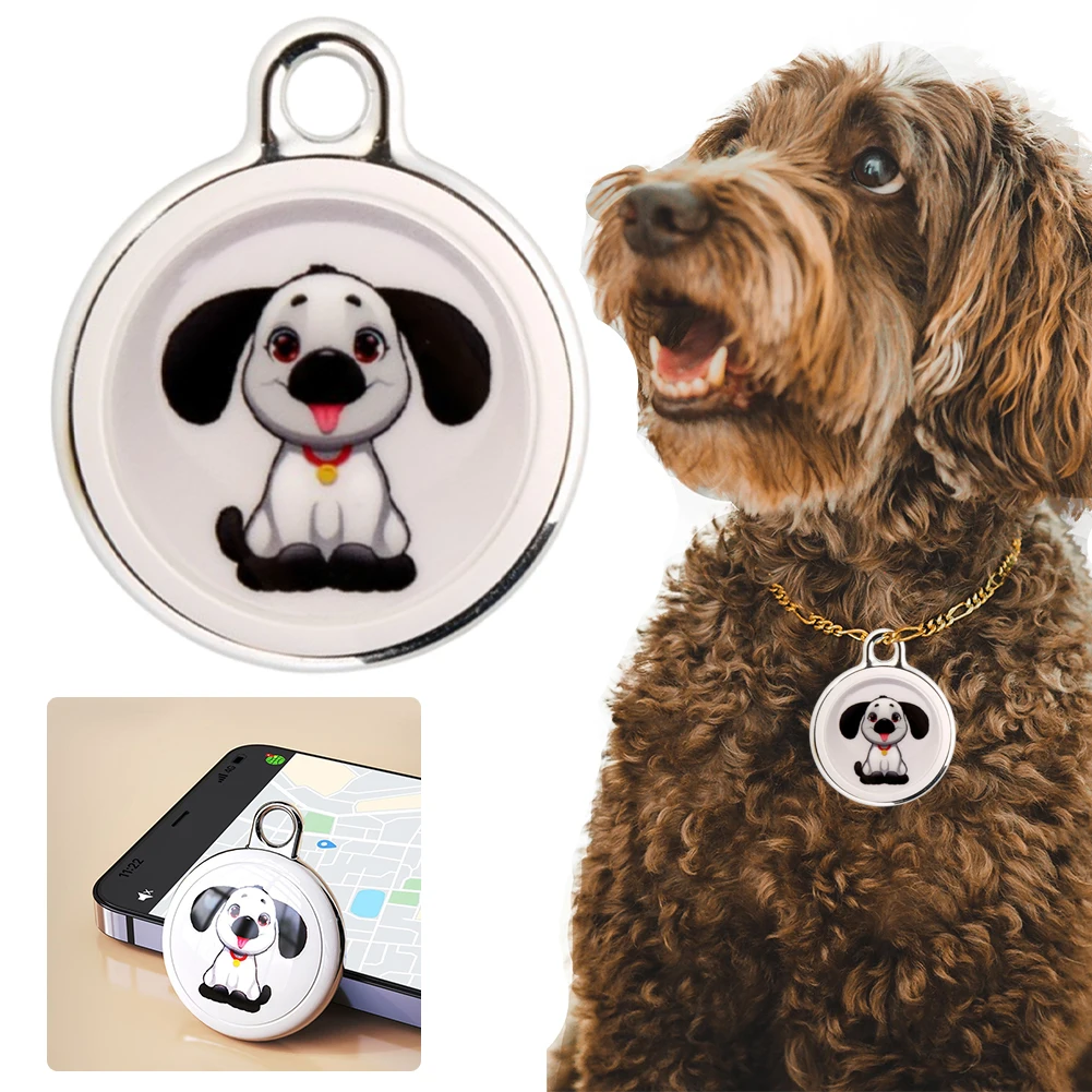 Pet Anti-Lost GPS Tracker Bluetooth-compatible Real-Time Global Location Tracker for Dogs Cats Kids Pets Keychain Wallet Luggage thumbnail 3