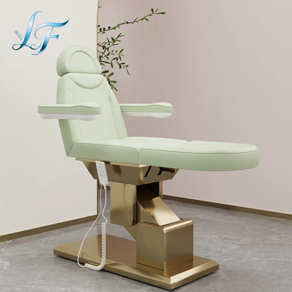 Luxury Salon Furniture 3 Motor Electric Facial Beauty Massage Bed Cosmetic Table Chair For Spa Hotel Fitness Gym Professional thumbnail 3