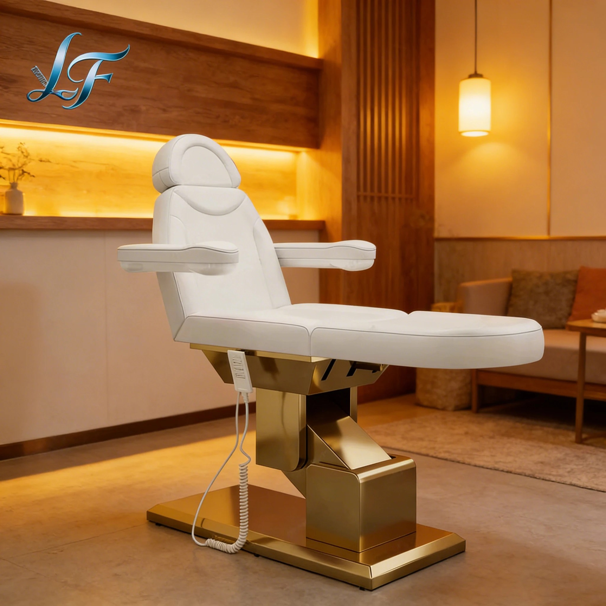 Luxury Salon Furniture 3 Motor Electric Facial Beauty Massage Bed Cosmetic Table Chair For Spa Hotel Fitness Gym Professional thumbnail 2