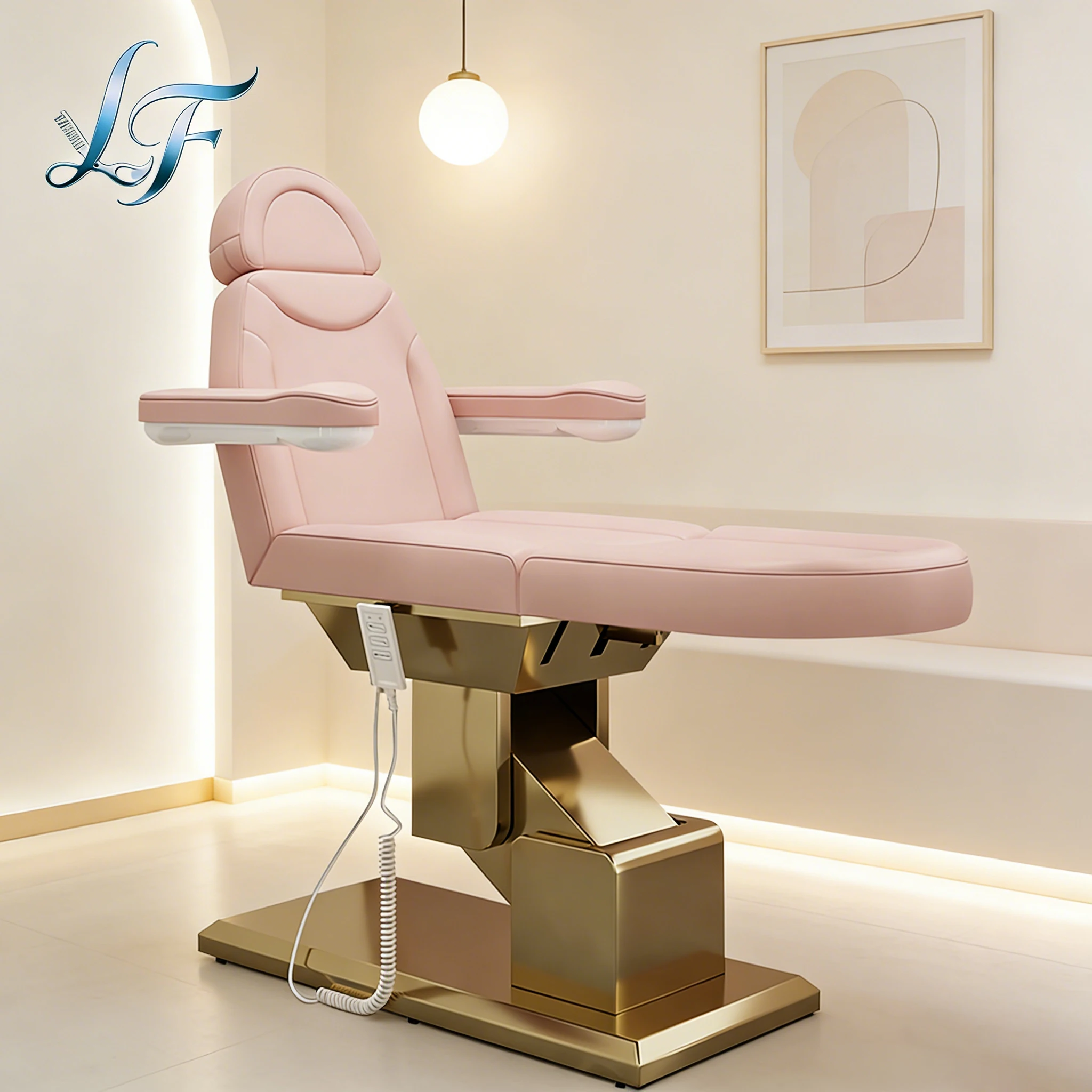 Luxury Salon Furniture 3 Motor Electric Facial Beauty Massage Bed Cosmetic Table Chair For Spa Hotel Fitness Gym Professional thumbnail 6