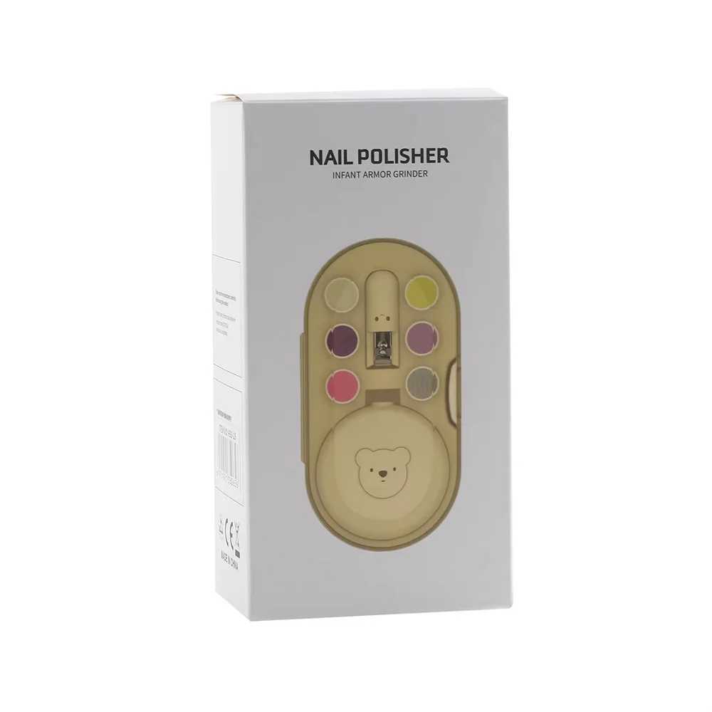 Children's Electric Nail Grinder & Clippers for Baby Mute Trimmer with Bear Pattern Nail Polisher Tool Baby Care Manicure Set thumbnail 5