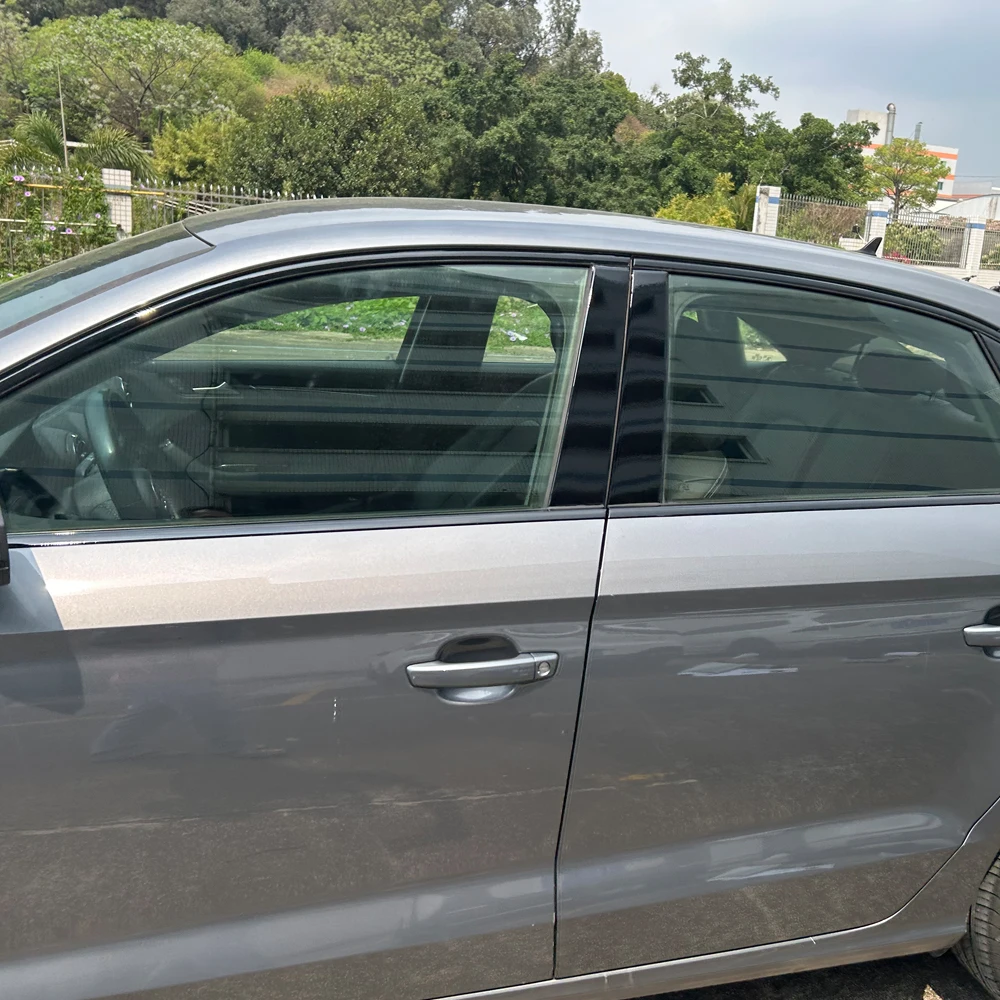 Chrome Delete Window Trim Sticker for Audi A3 8V 2013-2020 sedan Glossy/Matte Black Exterior Decal thumbnail 4