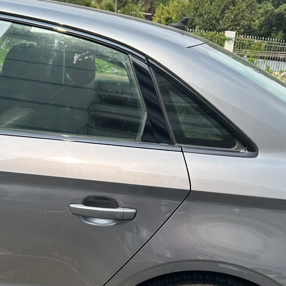 Chrome Delete Window Trim Sticker for Audi A3 8V 2013-2020 sedan Glossy/Matte Black Exterior Decal thumbnail 3