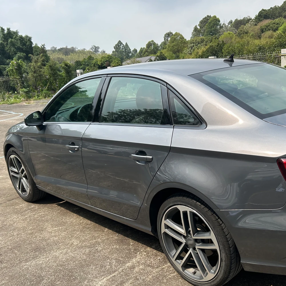 Chrome Delete Window Trim Sticker for Audi A3 8V 2013-2020 sedan Glossy/Matte Black Exterior Decal thumbnail 2