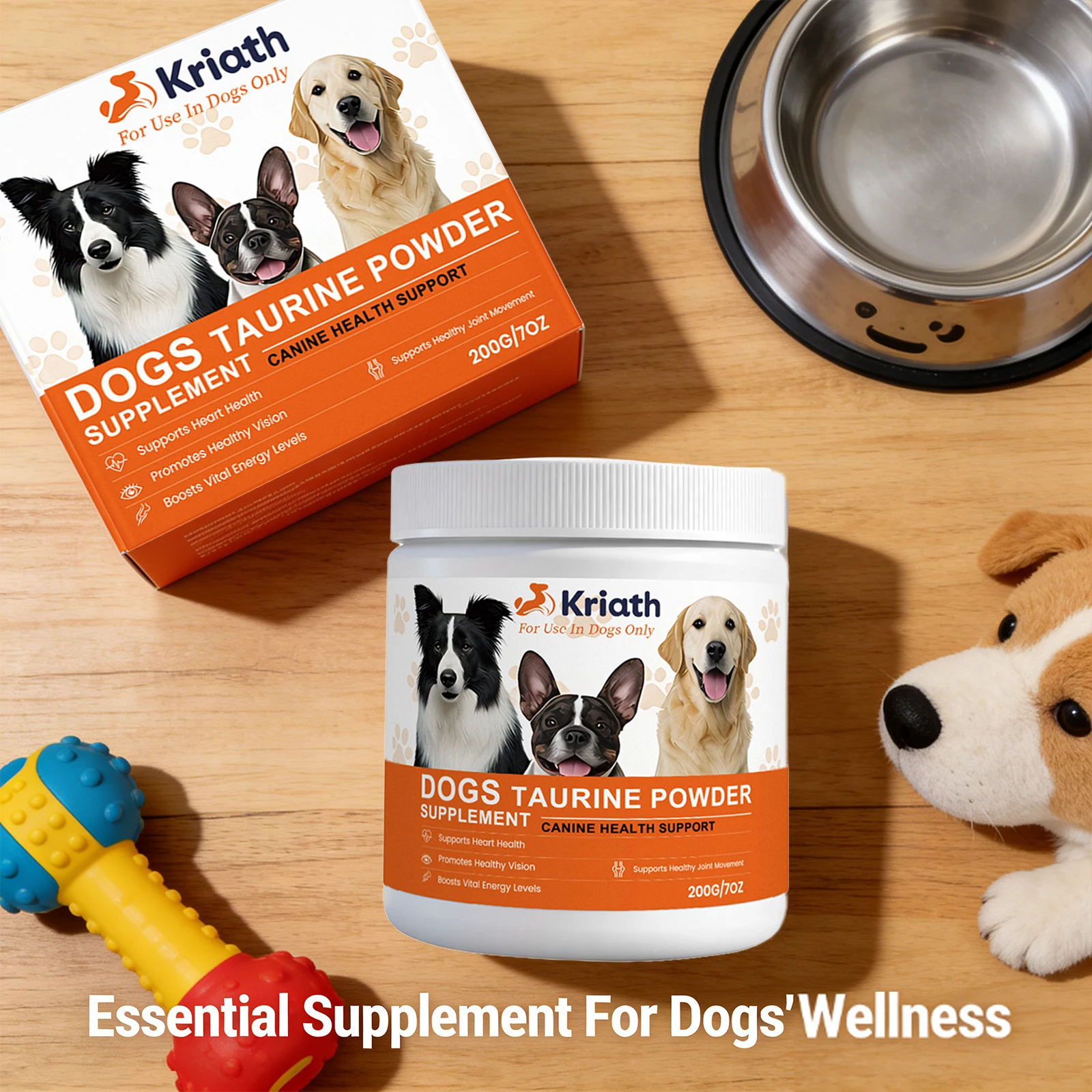 Dogs Taurine Powder Support Heart Health Boosts Vital Energy Levels Maintain Healthy Joint Movement Daily Nutrition Supplements thumbnail 3