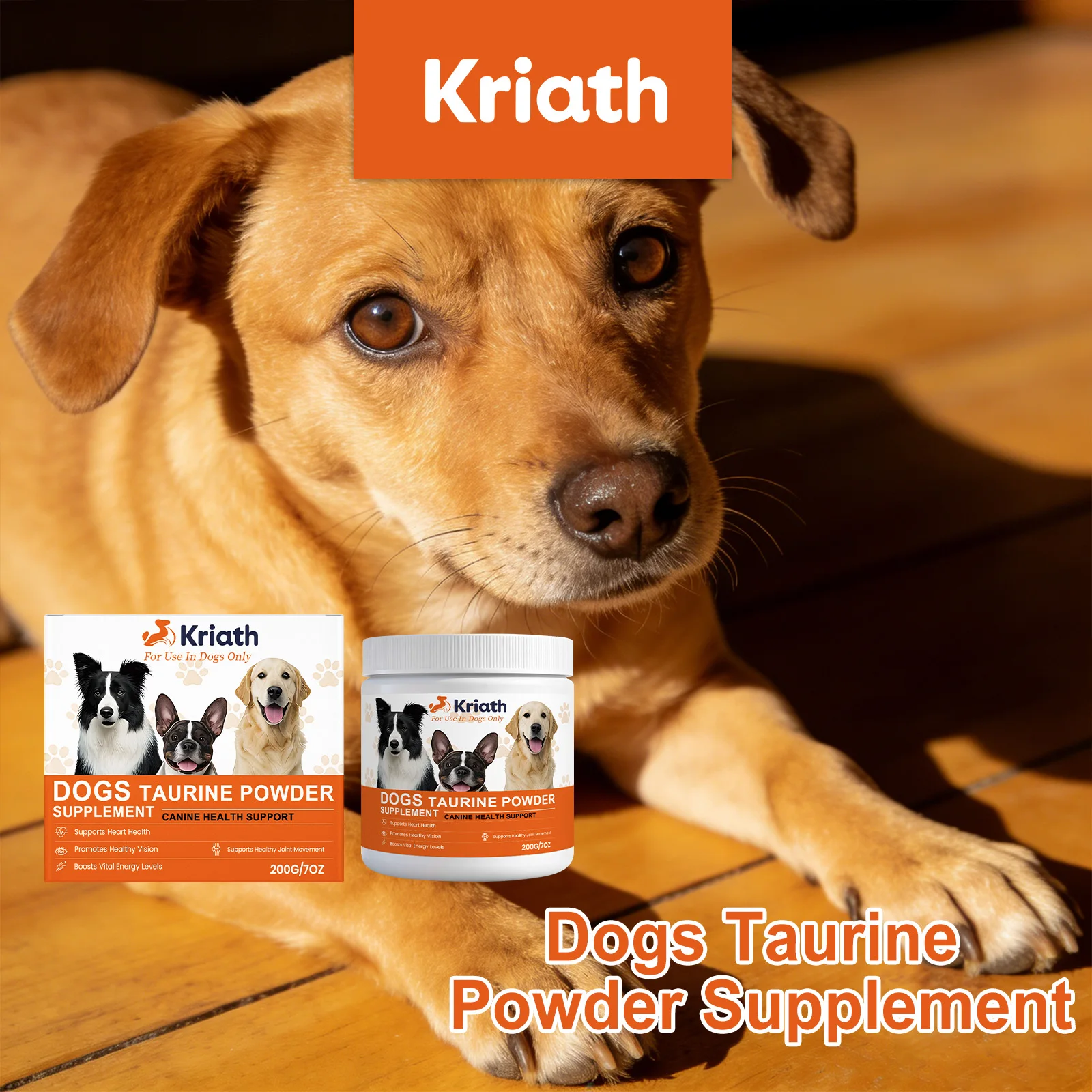 Dogs Taurine Powder Support Heart Health Boosts Vital Energy Levels Maintain Healthy Joint Movement Daily Nutrition Supplements thumbnail 6