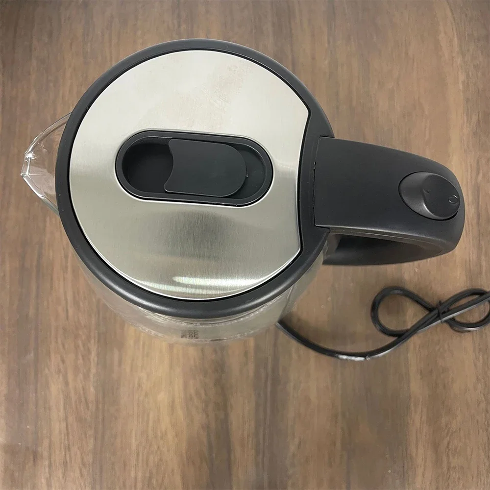 Blue Light Glass Electric Kettle 2.0L Transparent Glass Boiling Teapot Auto Shut-off Portable Jug Security thumbnail 2