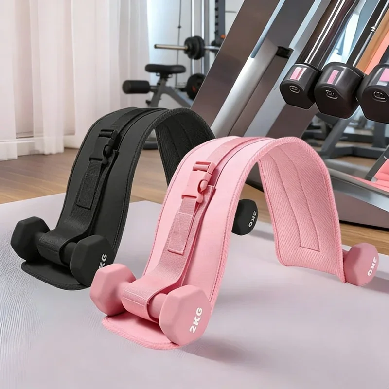 Adjustable Weighted Waist Belt for Men Women, Home Gym Fitness Equipment for Dumbbell Training Hip Shaping Squat Workout Daily thumbnail 4