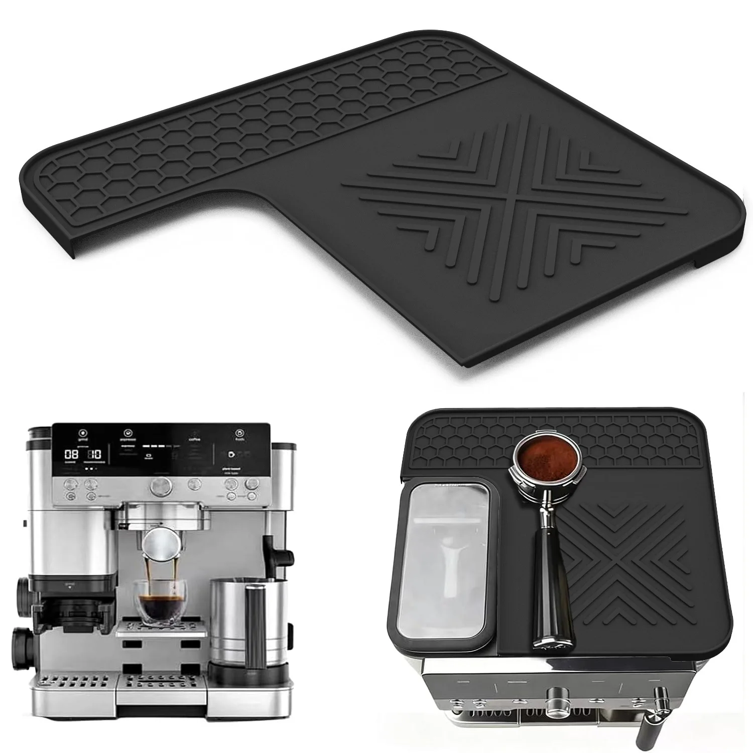 Anti-Slip Silicone Top Cover Mat for Ninja Luxe Cafe Accessories Dustproof Thermal Pad for ES601 ES701 Coffee Maker