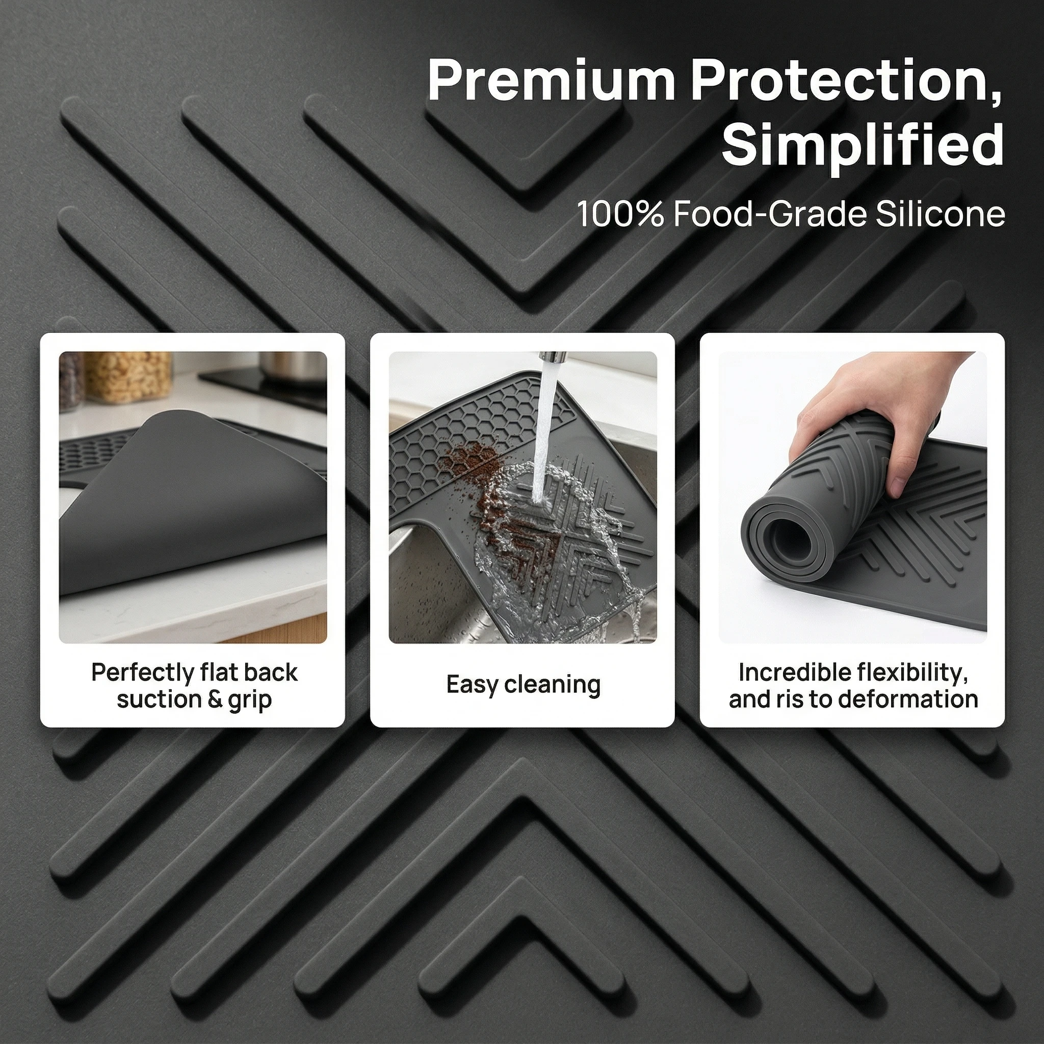 Anti-Slip Silicone Top Cover Mat for Ninja Luxe Cafe Accessories Dustproof Thermal Pad for ES601 ES701 Coffee Maker thumbnail 4