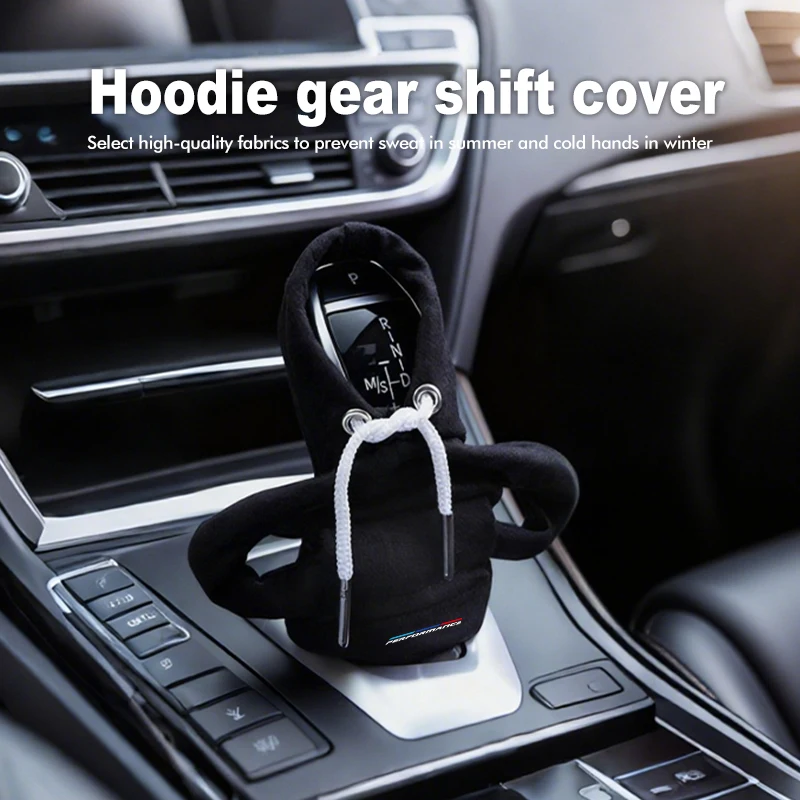 Car Gear Shift Knob Cover Hoodie Shifter Boot Dust Cover Car Interior Decoration For BMW Performance M2 M3 M4 X1 X3 X4 X5 E87 X7 thumbnail 3