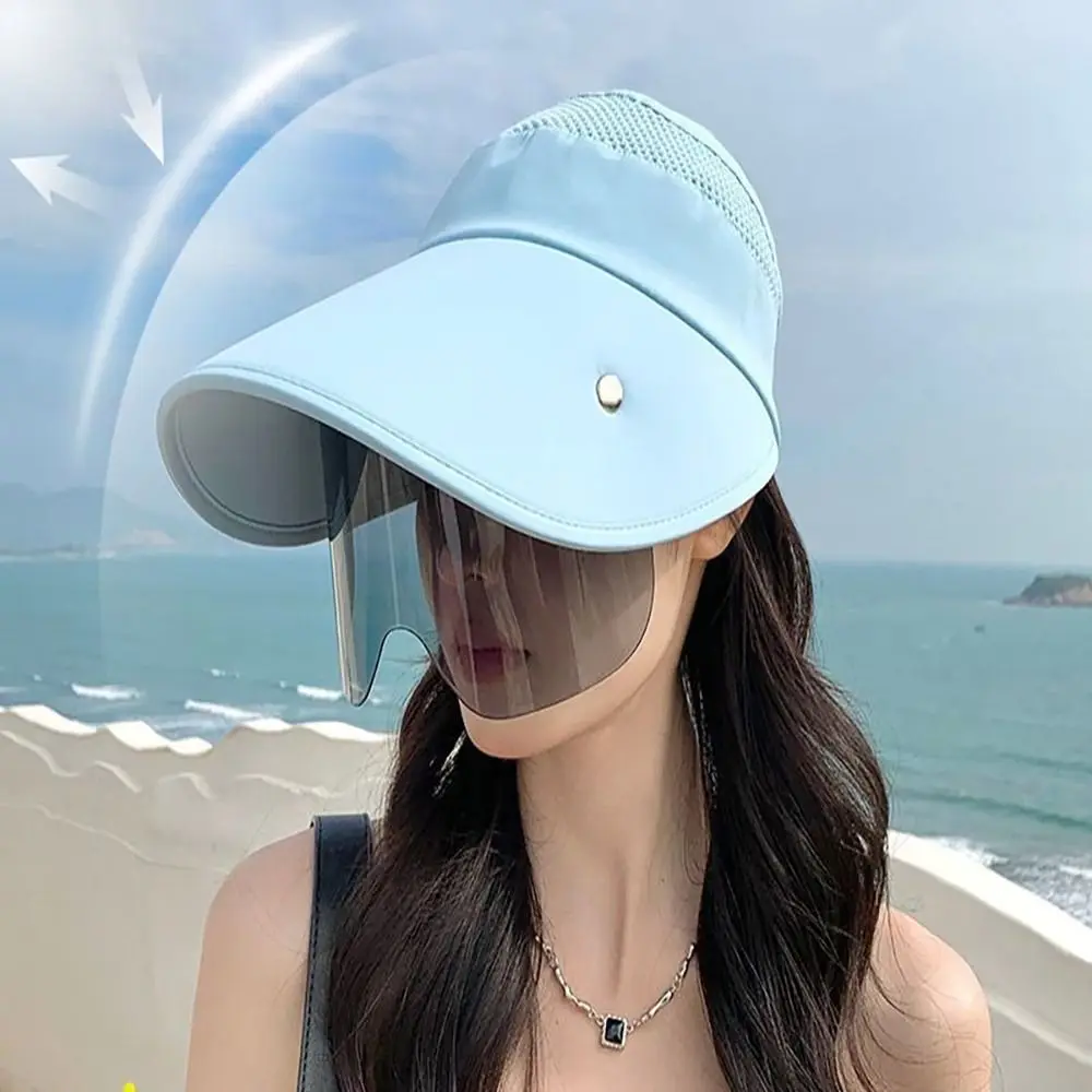 Women Lady Girl Outdoor Visor Cap Fishing Caps Sunglasses Female Summer Hat Empty Top Hat Anti-UV Beach Hat Sun Hats Sports Cap thumbnail 4