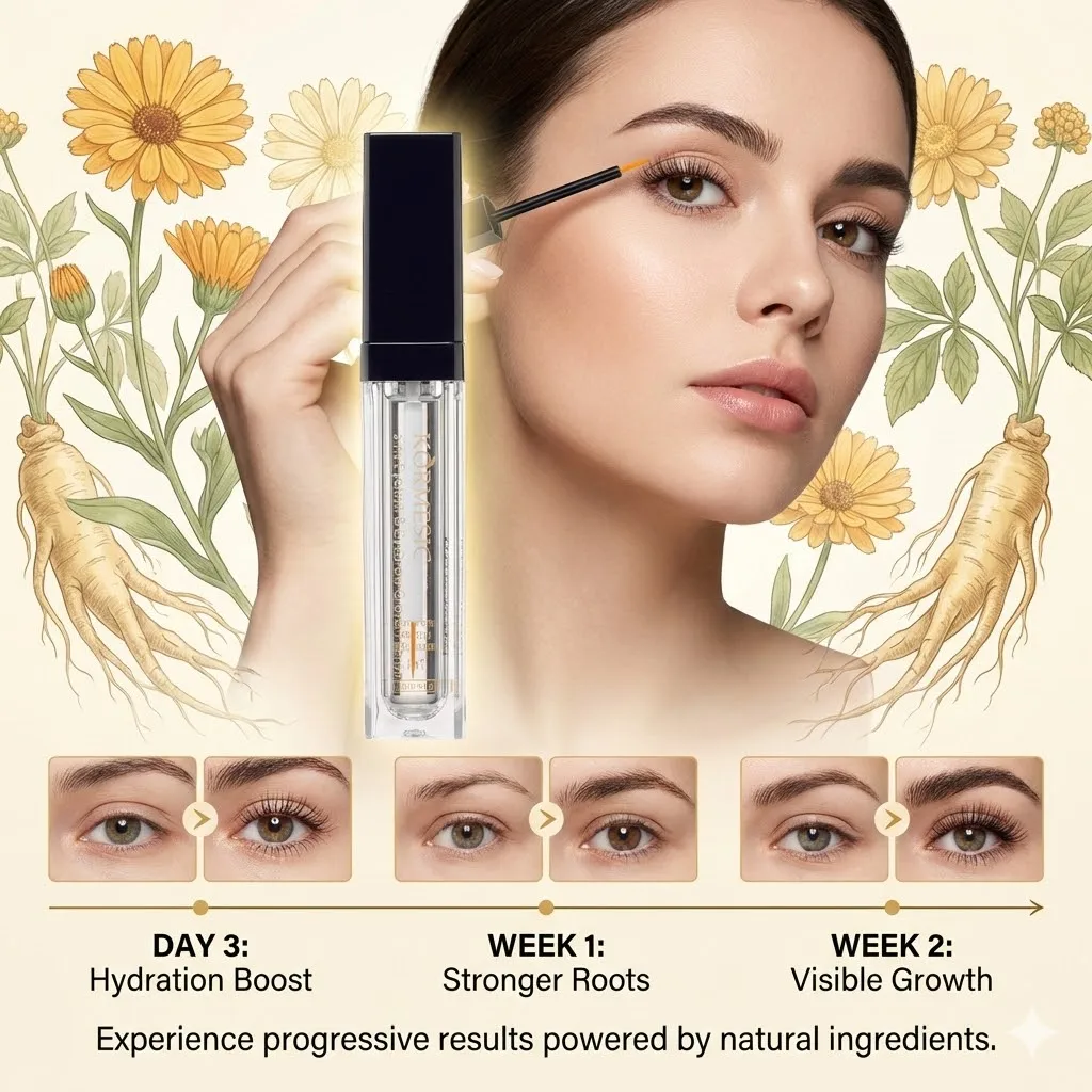2 in 1 Fast Eyelash Eyebrows Growth Serum 7 Days Natural Eyelash Enhancer Longer Fuller Thicker Curling Lengthening Lash Makeup thumbnail 5