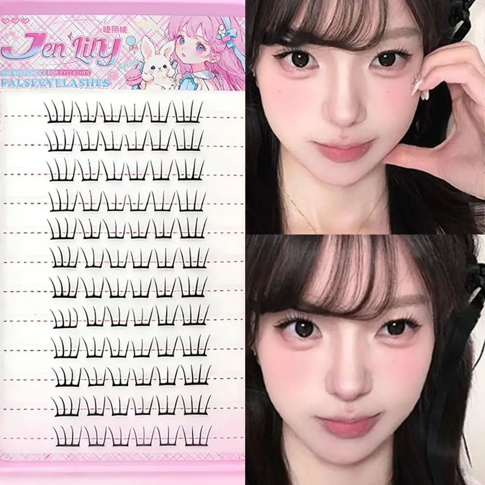 【K-pop 2.0 Style】Self Adhesive False Eyelashes - No Glue Needed Easy to Wear in Seconds Trendy for Daily/Party Eye Makeup thumbnail 2