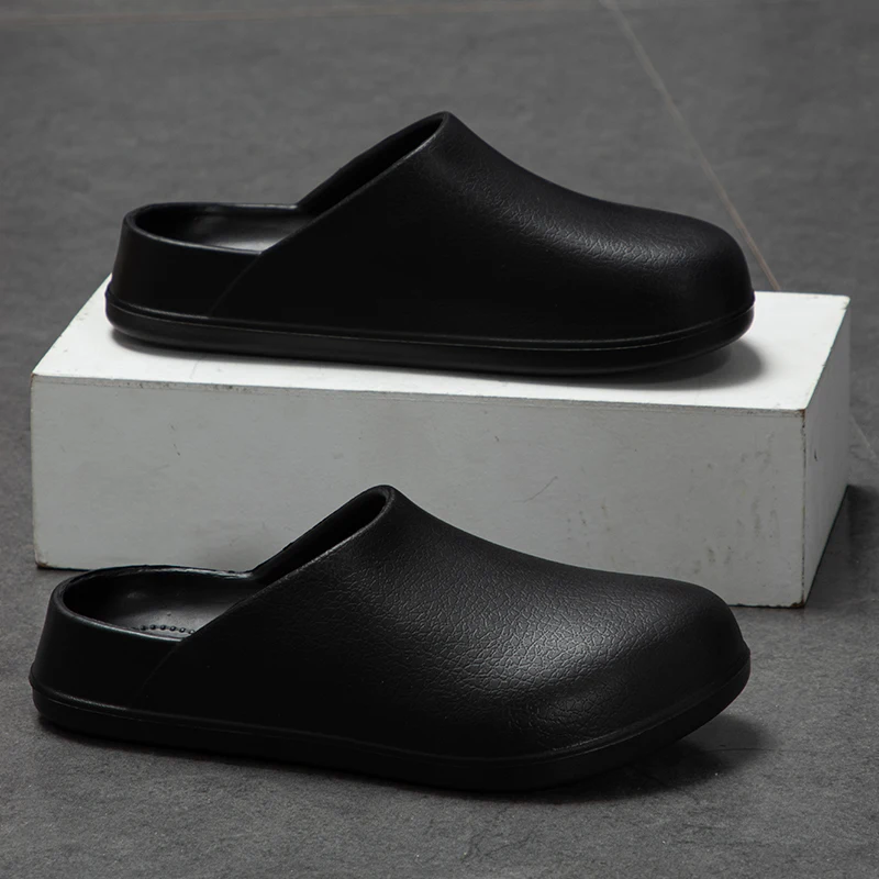 Women's Slippers Waterproof Non Slip Thick Sole Chef Shoes Garden Fishing Outdoor Indoor Use Soft Comfortable Slip On Sandals thumbnail 2