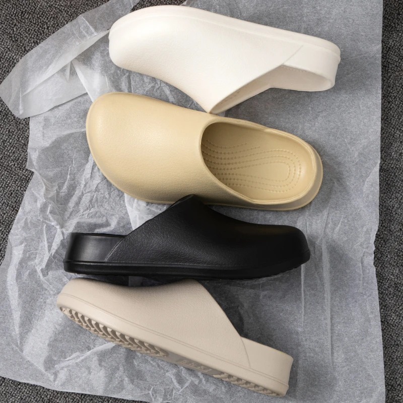 Women's Slippers Waterproof Non Slip Thick Sole Chef Shoes Garden Fishing Outdoor Indoor Use Soft Comfortable Slip On Sandals