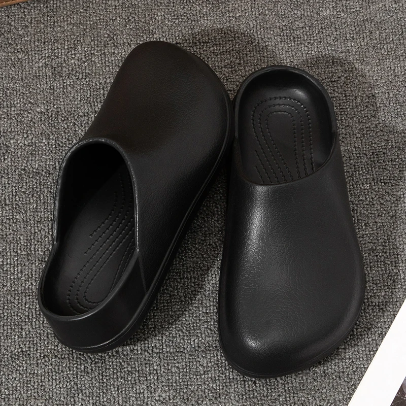 Women's Slippers Waterproof Non Slip Thick Sole Chef Shoes Garden Fishing Outdoor Indoor Use Soft Comfortable Slip On Sandals thumbnail 3