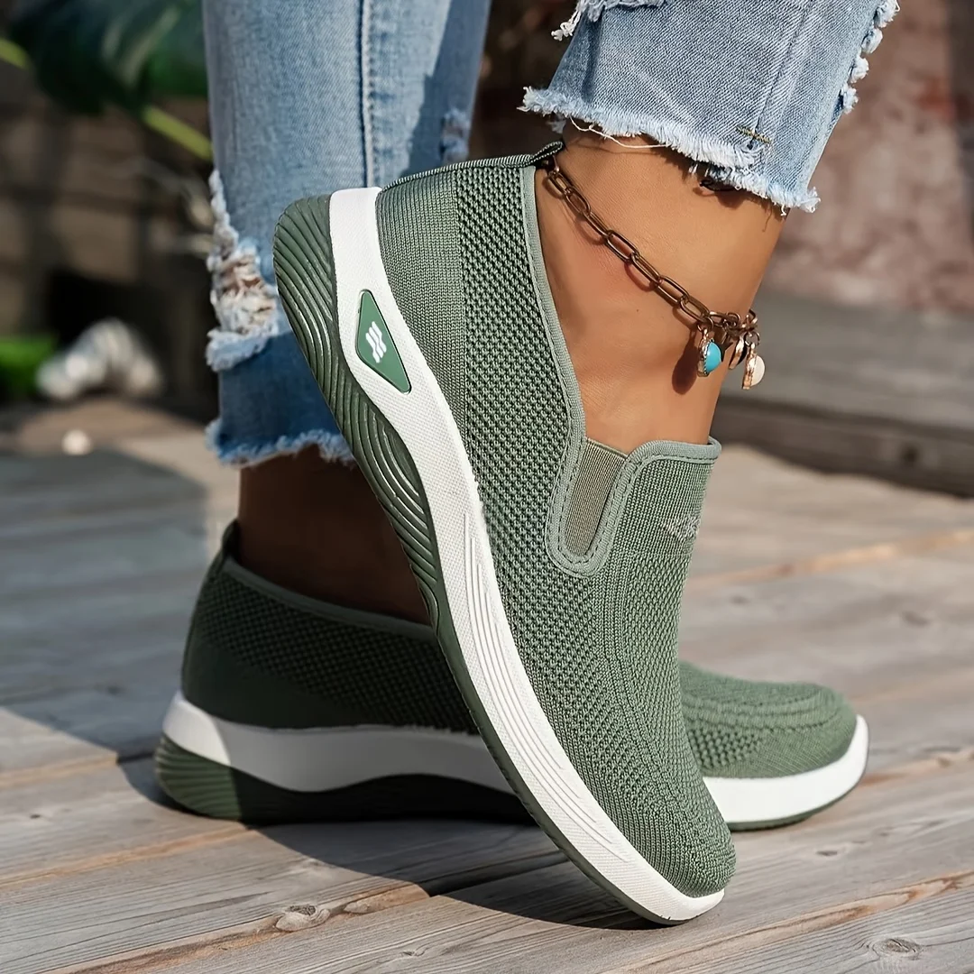 Women's shoes, 2026 summer casual, convenient and comfortable, fashionable single-color casual work shoes thumbnail 2