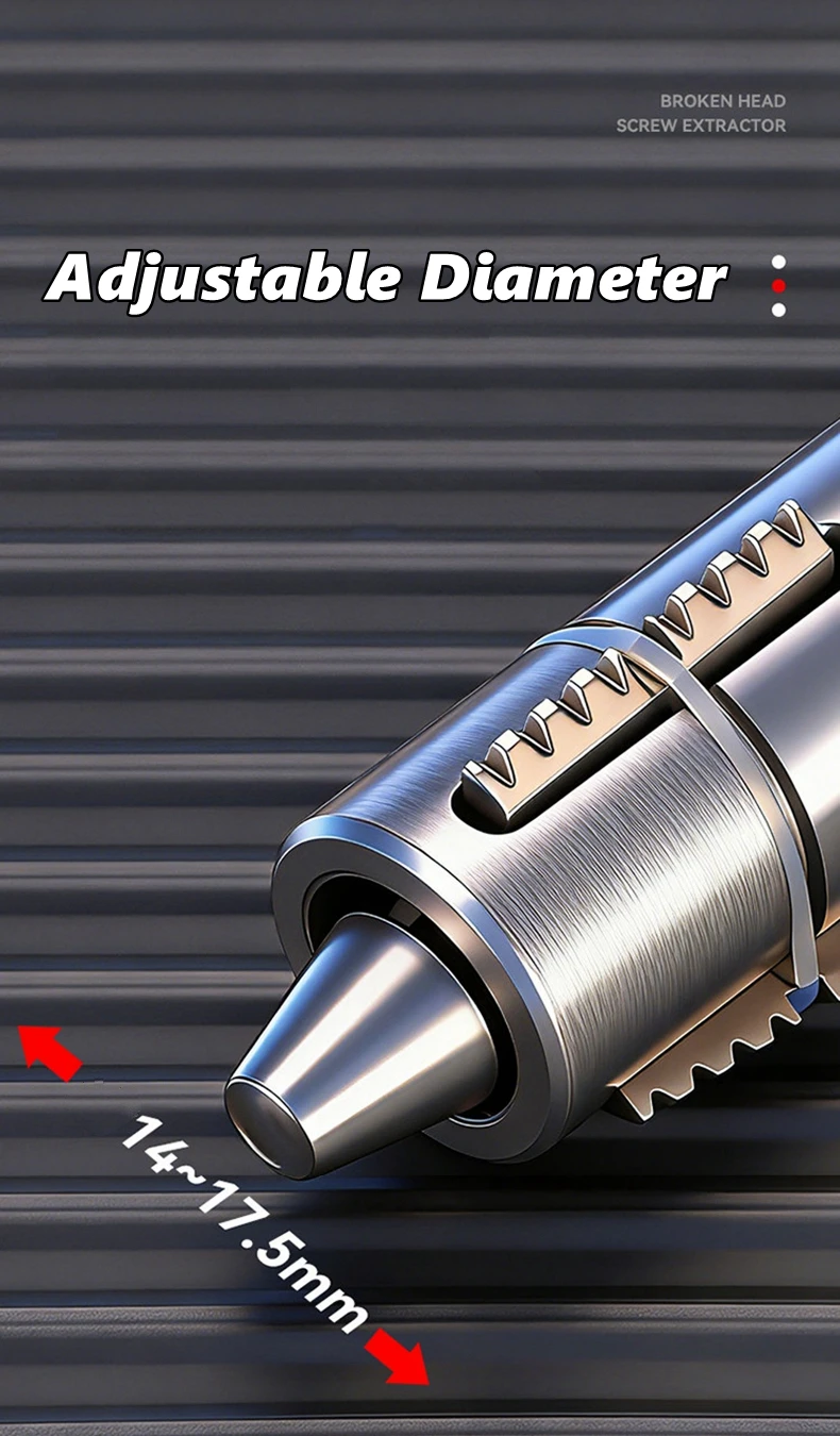 Broken Pipe Extractor Tool Adjustable Damaged Thread Extractor With Hex Wrench For Faucet Valve Tool accessories thumbnail 3