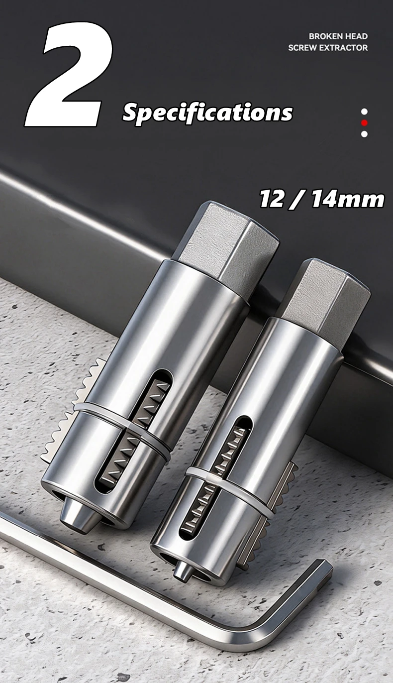Broken Pipe Extractor Tool Adjustable Damaged Thread Extractor With Hex Wrench For Faucet Valve Tool accessories thumbnail 5