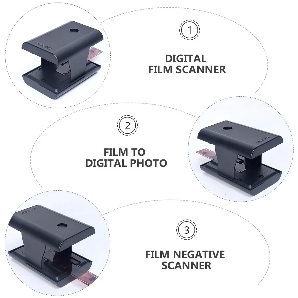 Film Slide for 35Mm 135Mm Negatives and Slides Foldable Design Converts Analog Film to Digital Photos Fast thumbnail 4